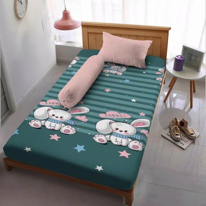 Sprei Single Kintakun Deluxe Bonnie 120x200 cm - SPREI SINGLE SIZE {Property Off Liliy Grosir Sprei