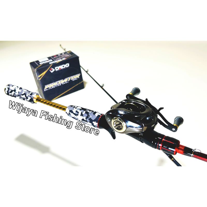 Set BC Casting Joran BC Iroly Diablo dan Reel BC Daido Predator FREE PE