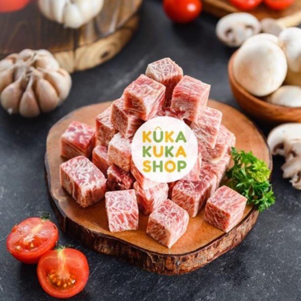 

Loy011- Daging Sapi Beef Wagyu Saikoro Cubes Pack 1 Kg 100 Halal Ayce Storcicikfe