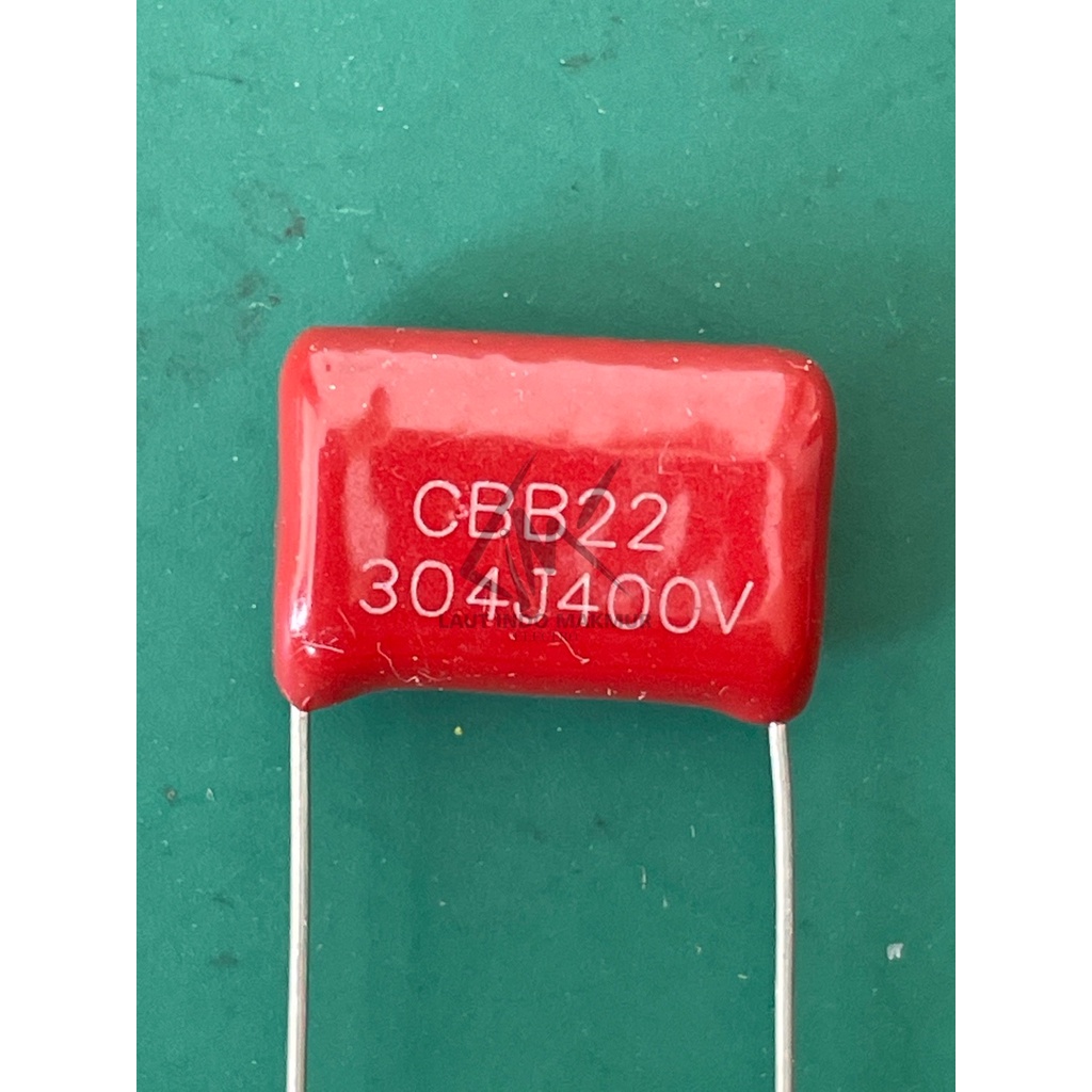10 BUAH MILAR 304J 400V MILAR 304 400V KAPASITOR MYLAR 400 VOLT ups