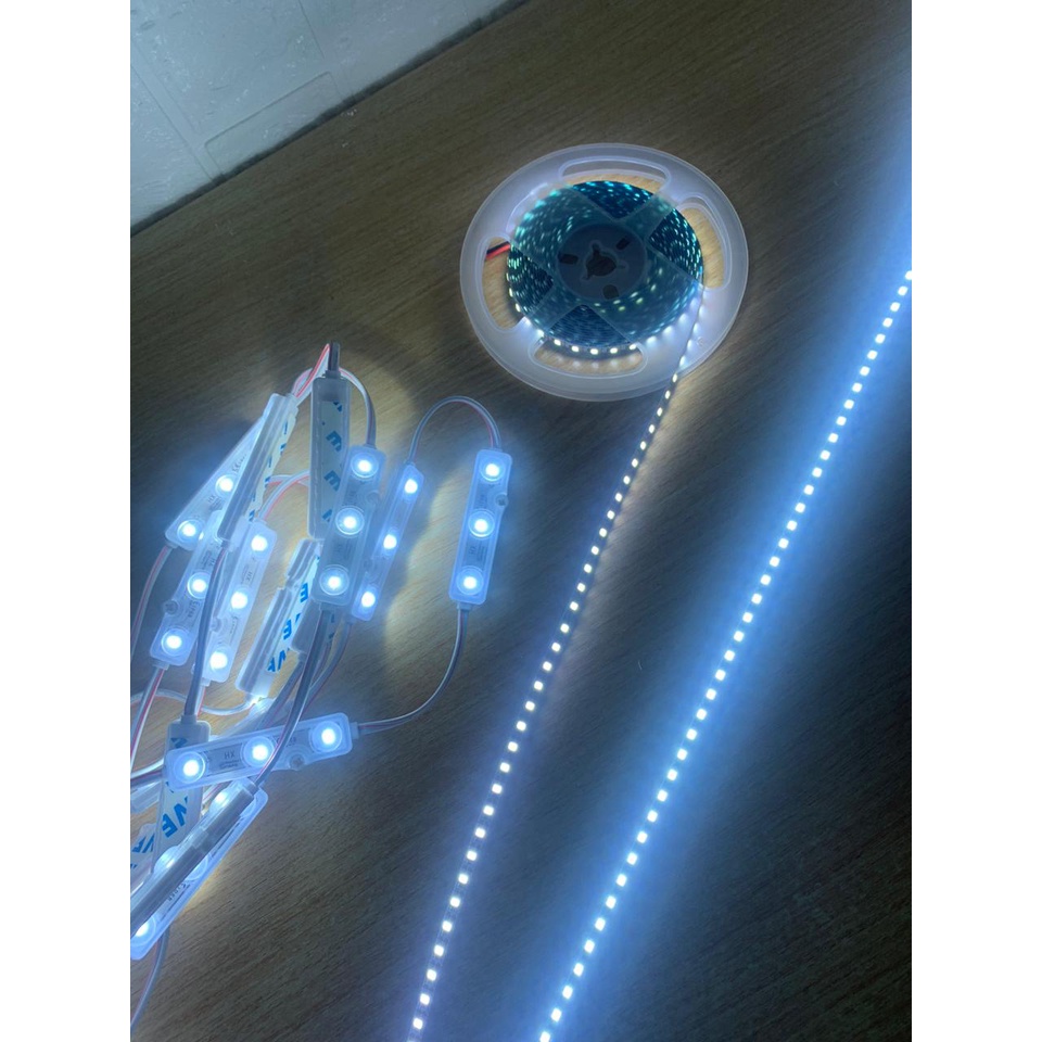 Led Strip Roll putih / cool white  5V  kualitas super terang cahaya rata