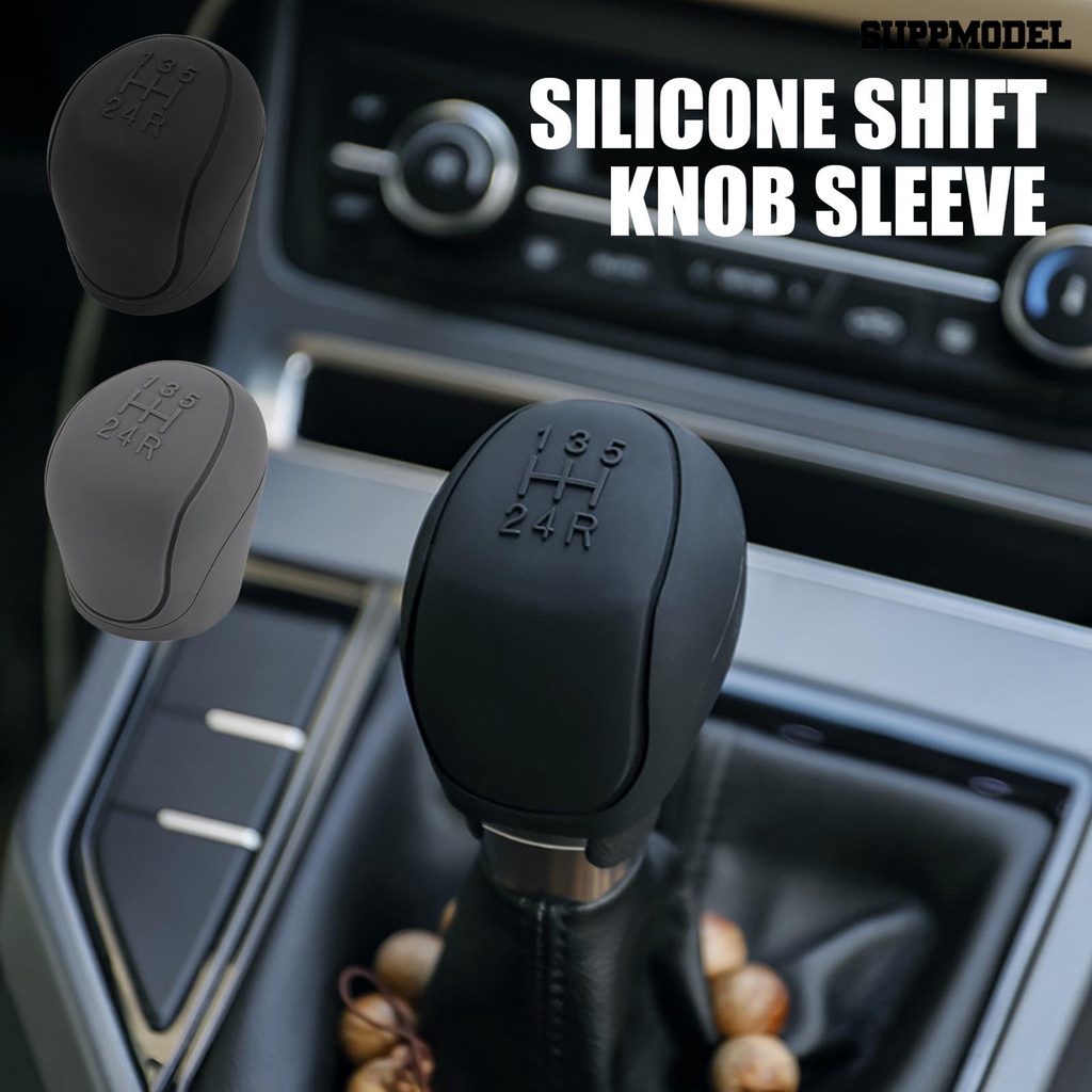 [Auto] Cover Handle Rem Nyaman Sentuh Anti-slip Portable Universal Silicon Penutup Knob Pemindah Gigi Mobil Untuk Fokus