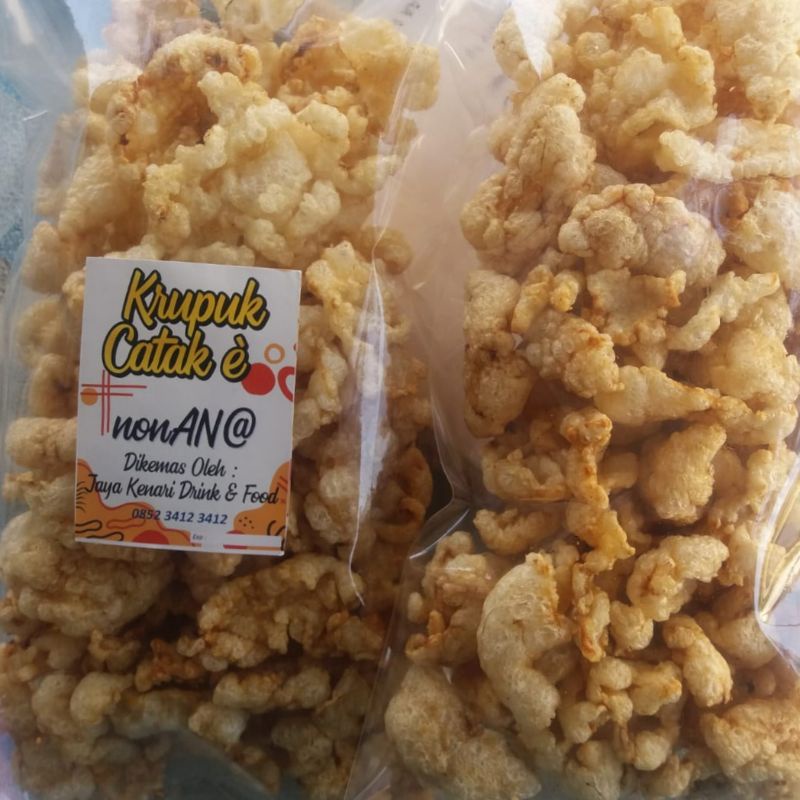 

Kerupuk Catak / Lambung Ikan - keto (100gr)