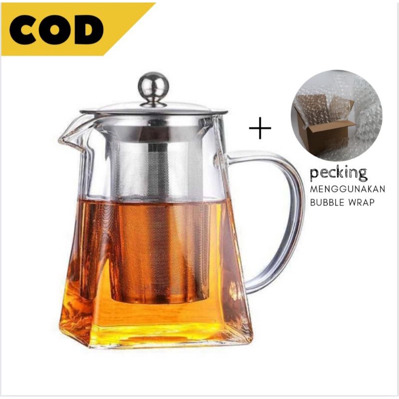 Jual Teko Pitcher Teh Chinese Teapot Maker Glass Tp 761 Shopee Indonesia 7948