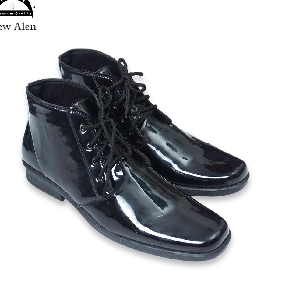 Trend Sepatu PDH Pria Kulit Asli Sepatu PDH Polri Satpam   PDH Tali Kilap