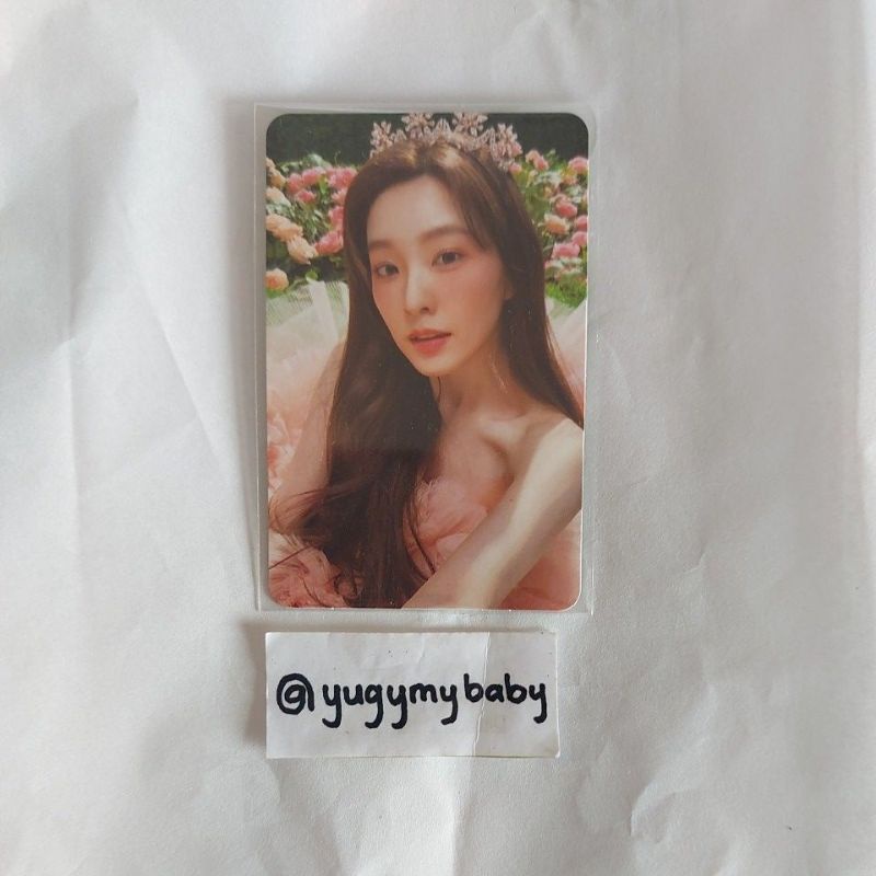RED VELVET IRENE PC PHOTOCARD FELL MY RHYTHM FMR WEDDING PRINCESS CROWN SATUAN