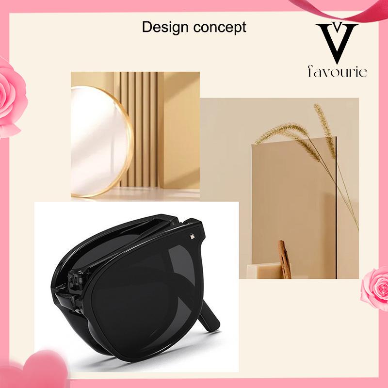 CODKacamata Hitam Tabir Surya 2022 Anti Ultraviolet Model Lipat Untuk Pria Dan Wanita Mengemudi-FA