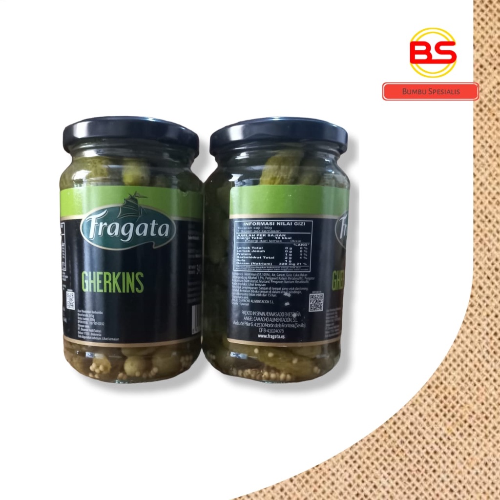 Fragata Gherkins / Acar Timun 345 gr