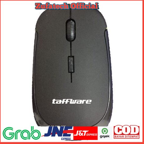 Taffware Wireless Optical Mouse 2.4G - Y810 - Black