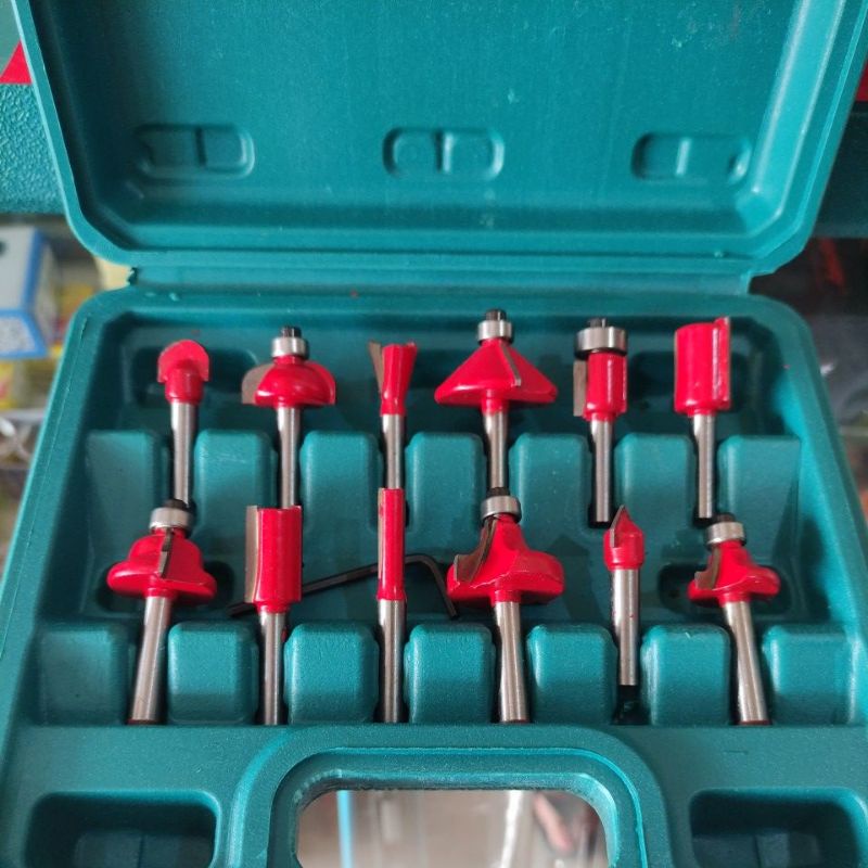 Mata Router Profil Trimmer Bit set 12 pcs MailTank