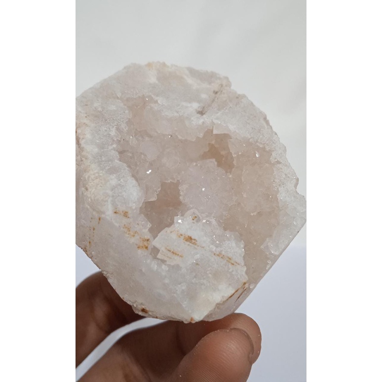 Clear Quartz Druzy Geode Agate Marocco point (20)