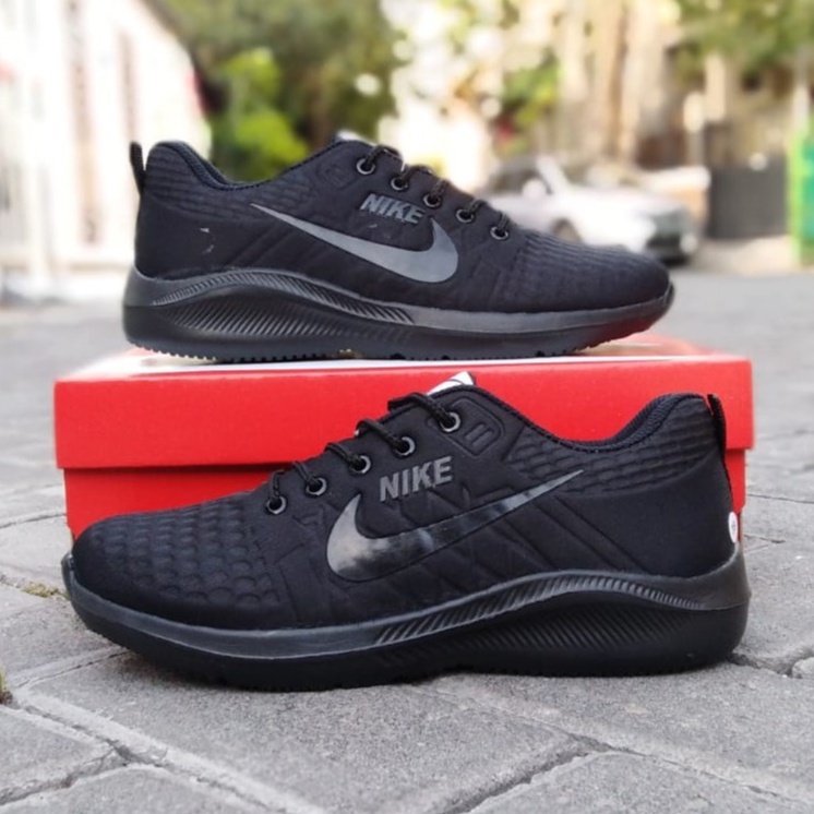 Jual Sepatu Sekolah Hitam Polos N1k Casual Sneaker Pria Wanita Shopee Indonesia 1778