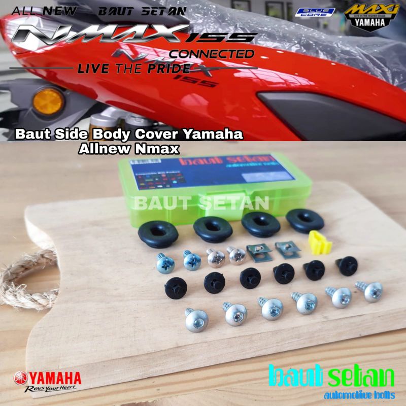 Baut Body Belakang Yamaha All New Nmax 2019-2022 /Baut Full Set Body Belakang Yamaha All New Nmax