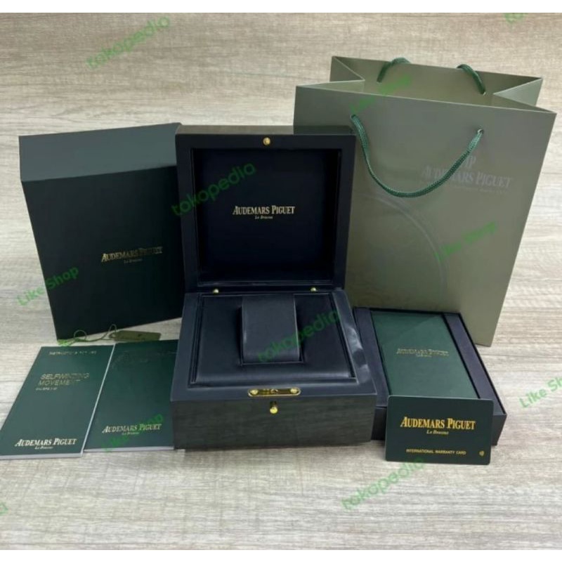Kotak jam tangan AP Audemars piguet pigeut Audemar tempat box bok fullset