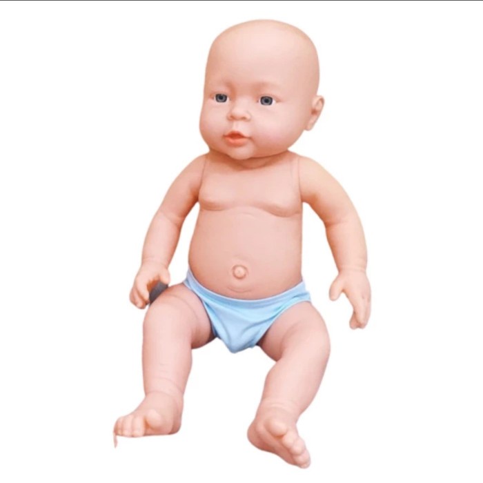 Boneka Mainan Boneka Bayi Botak Perempuan Dan Laki Laki