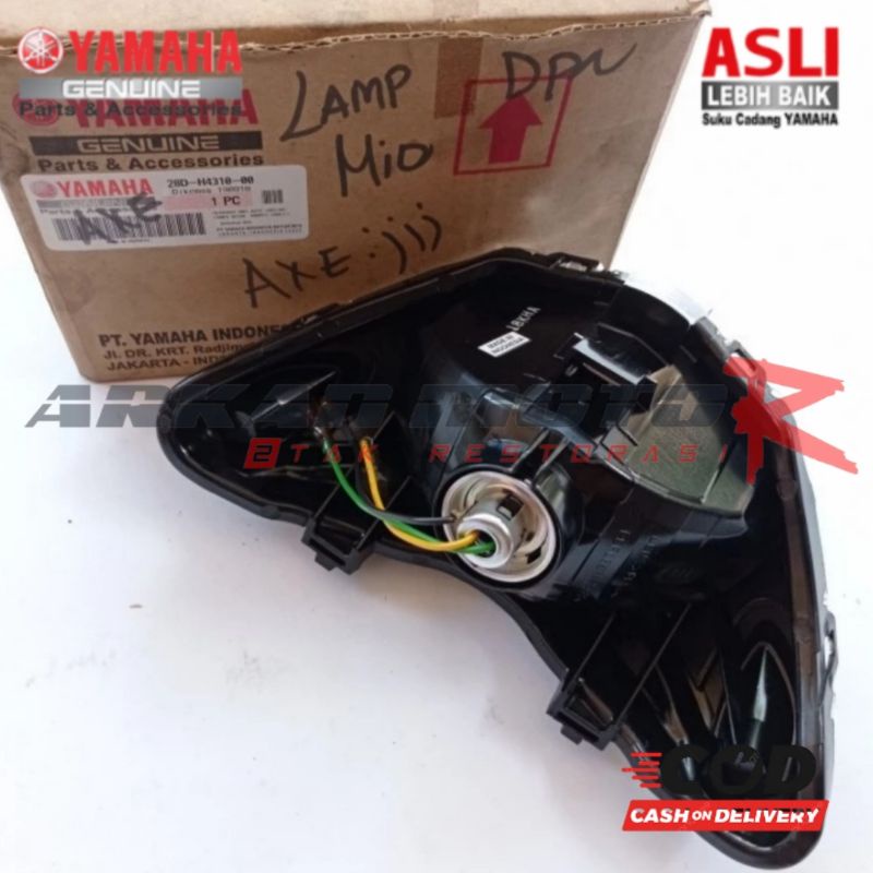 HEADLAMP REFLEKTOR LAMPU DEPAN ASSY MIO SMILE 2008-2012 ORIGINAL YAMAHA