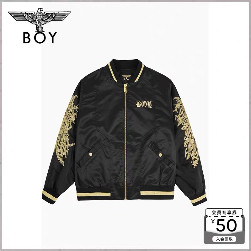 BOY57 BOMBER BOY LONDON PRIA WANITA FULL BORDIR