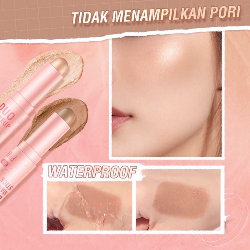 PINKFLASH Duo Makeup Stick Highlighter