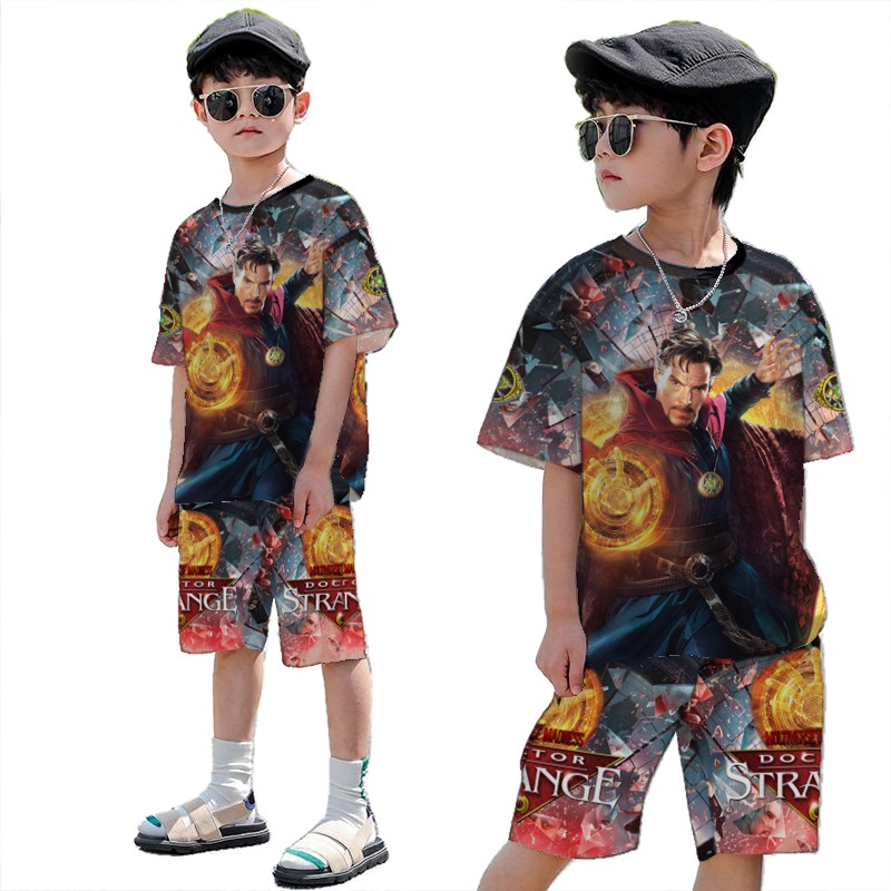 VF - Setelan Anak Laki-laki full  Print Hero Series