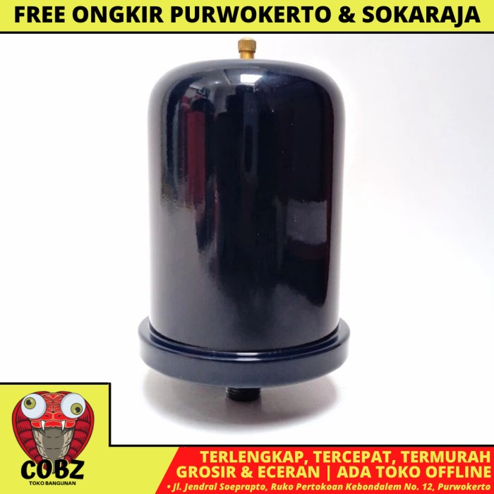 NM Tabung Pompa Air Otomatis Pressure Tank Semi Jet Pump Stainless