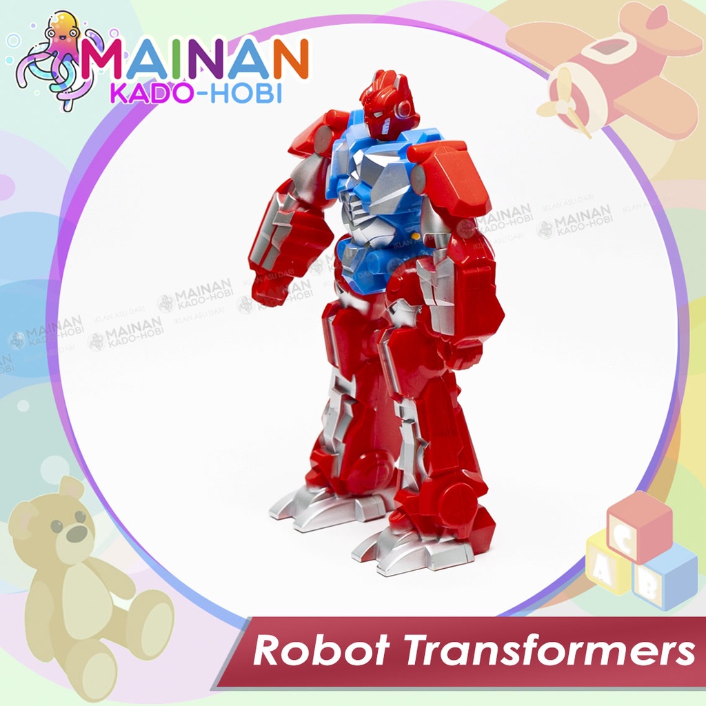 MAINAN ANAK ACTION FIGUR SUPERHERO ROBOT TRANSFORMER