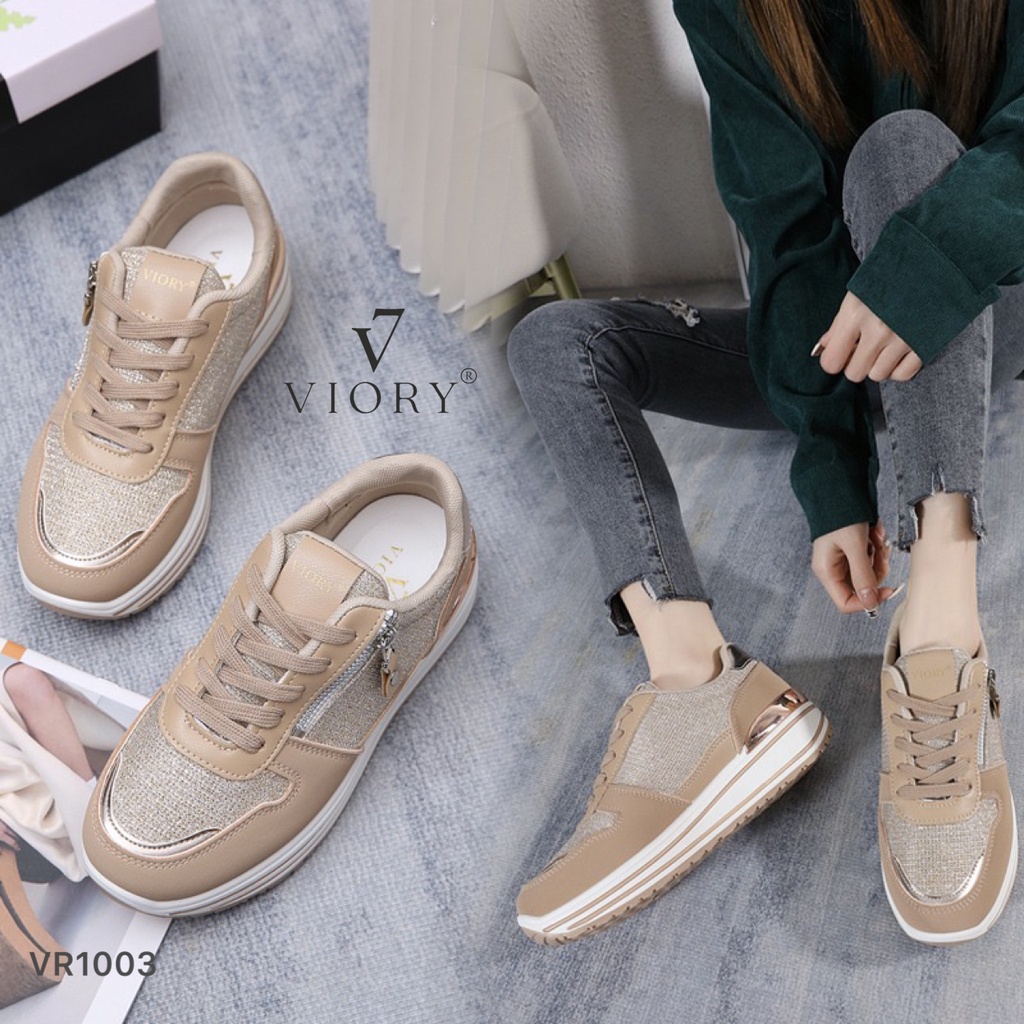 VIORY Sneakers Zipper Shoes #VR1003 ORIGINAL