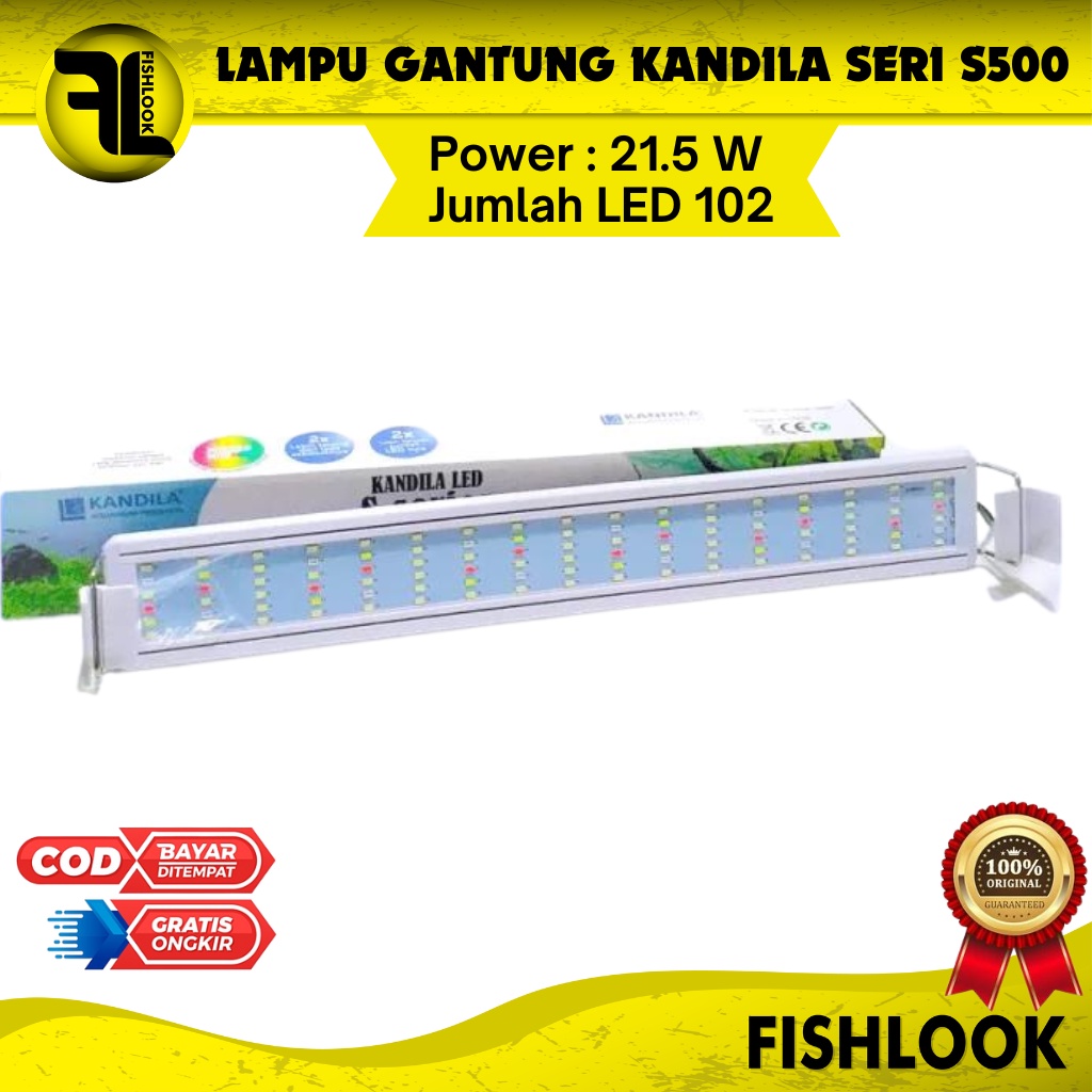 Kandila S500 S500RGB S-500 RGB Lampu Aquascape LED Aquarium Gantung