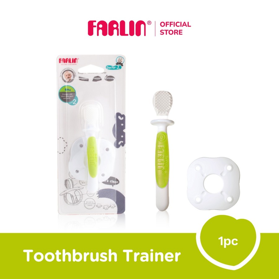 Farlin Stage 2 - Toothbrush trainer / Sikat Gigi Training Bayi