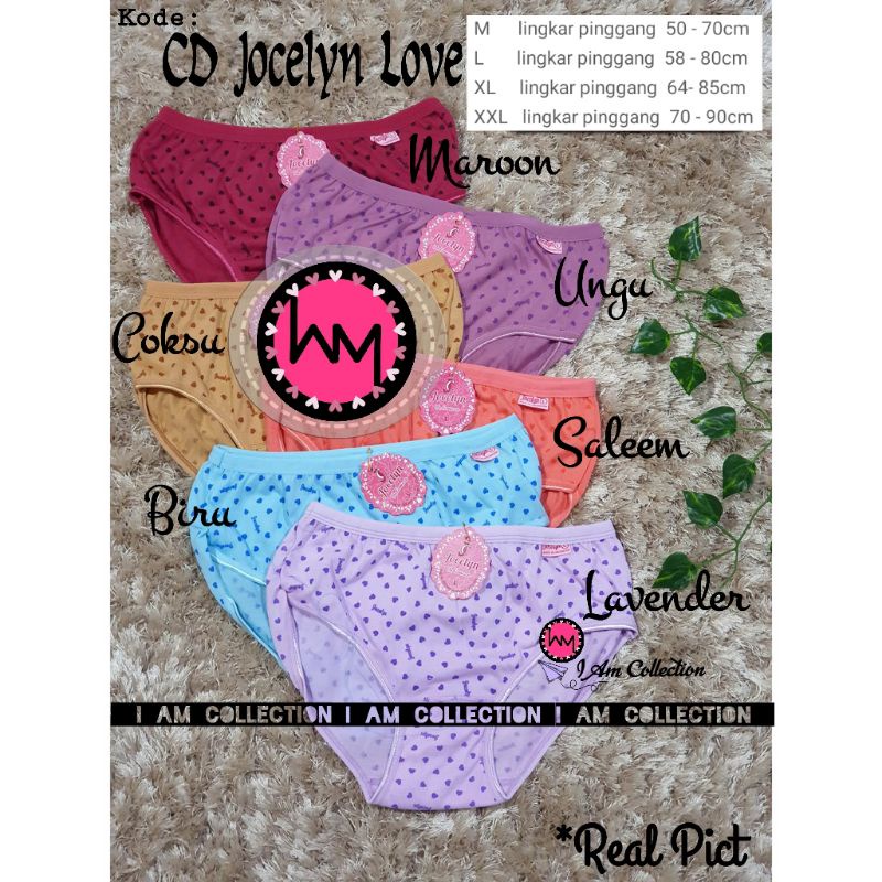 AM | CD Wanita | CD Wanita Jocelyn Motif Love