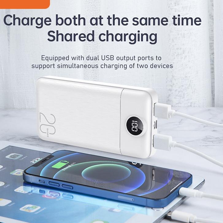 Paling Dicari Powerbank 20000 mAh 10000mah Power bank Fast Charging Dual USB Murah Kompatibel untuk 