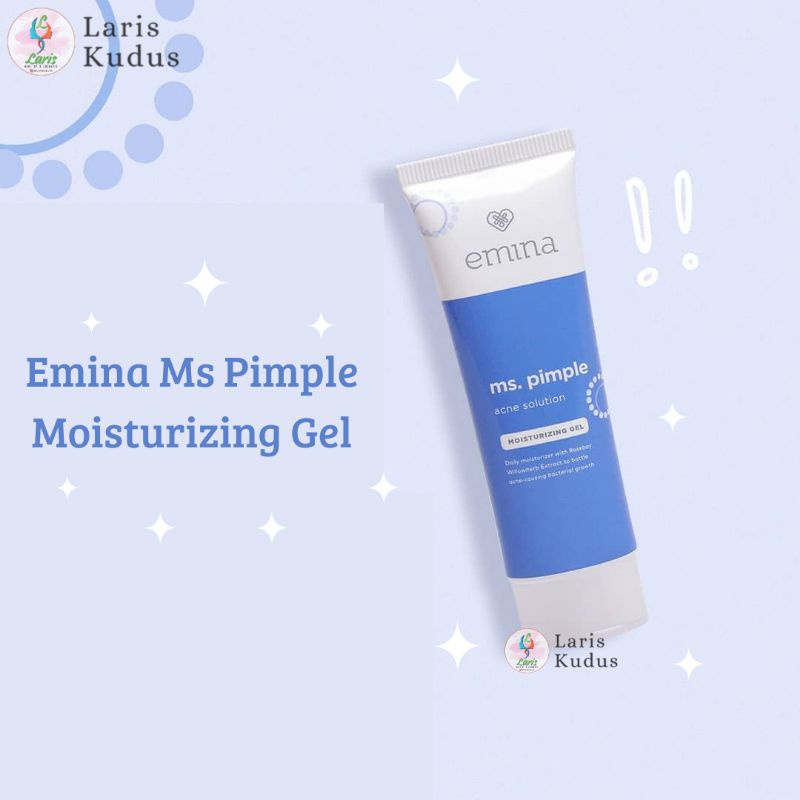 Emina Ms. Pimple Moisturizer Gel 20 ml | Emina Ms. Pimple Gel | Emina Pelembab Jerawat | Emina Pelem