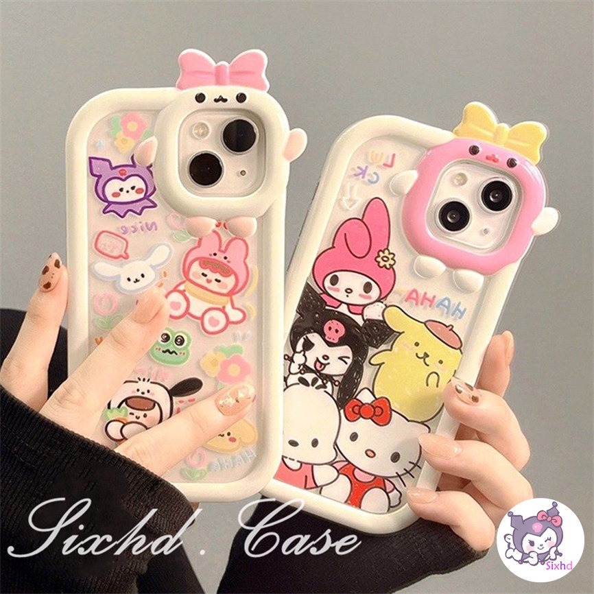 OPPO A78 A17 A17K A57 A77s A76 A96 A16 A16K A15 A74 A54 A53 A33 A32 A31 A5 A9 A5s A3s Reno 8Z 7Z 6 5 A95 A94 A93 A92 A77 A52 A16e A12e F11 Cartoon Cute Rabbit Phone Case Monster Lens Soft Shockproof Back Cover