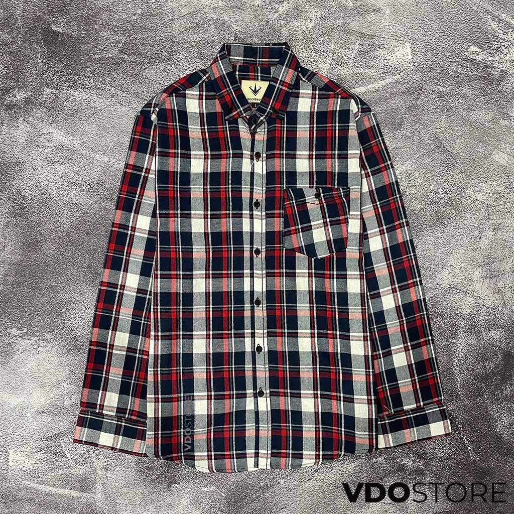 KEMEJA FLANEL PRIA 05B CASUAL REDNAV TOMMY - M L XL - KEMEJA LENGAN PANJANG VDOSTORE DEWASA BAJU FLANNEL TANGAN PANJANG HITAM NAVY ABU MOTIF KEMEJA COWOK MURAH DEWASA SANTAI TEBAL KUALITAS IMPORT BAJU CATUR PANEL FANEL