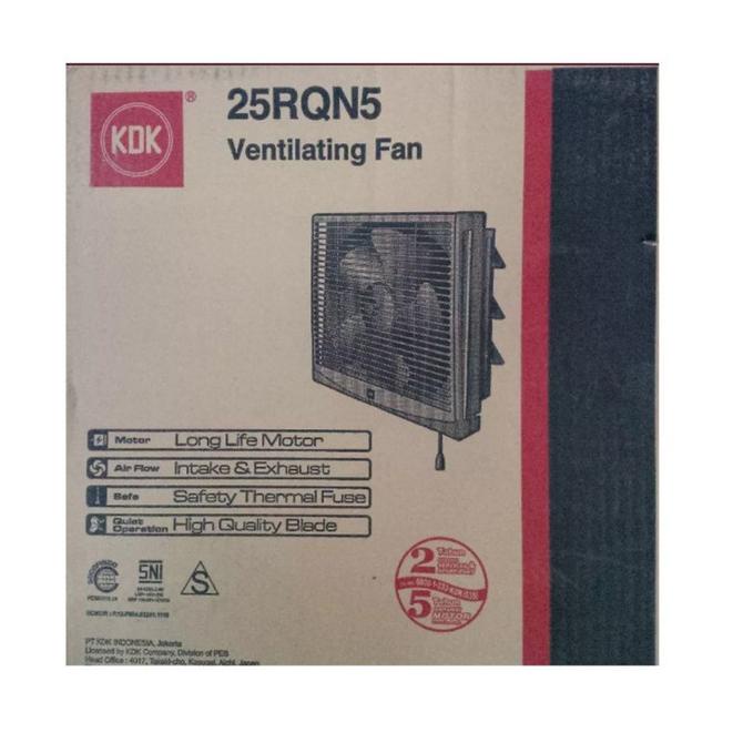 KDK EXHAUST FAN DINDING 10 INCH / KDK EXHAUST FAN TEMBOK 25 RQN