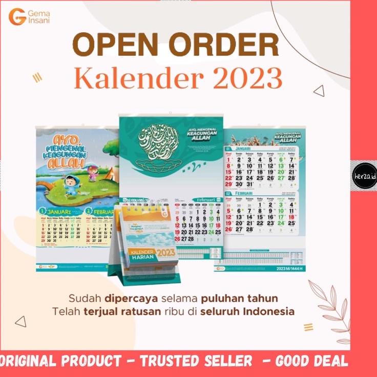 

vj✳Ready Stock➤ Kalender Tahun 2023 Gema Insani eksklusif islami/dinding/anak/regional/harian/kaligrafi/meja/kalender gantung/kalender masehi/kalender hijriah 56 ➤