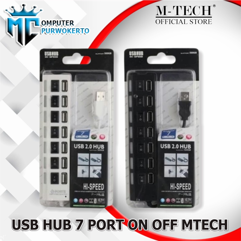 USB HUB 7 PORT ON-OFF