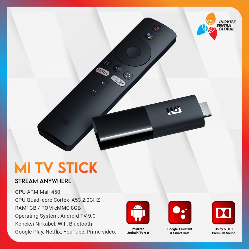 Xiaomi Mi TV Stick Full HD / 4K Android Smart Cast TV - GLOBAL VERSION