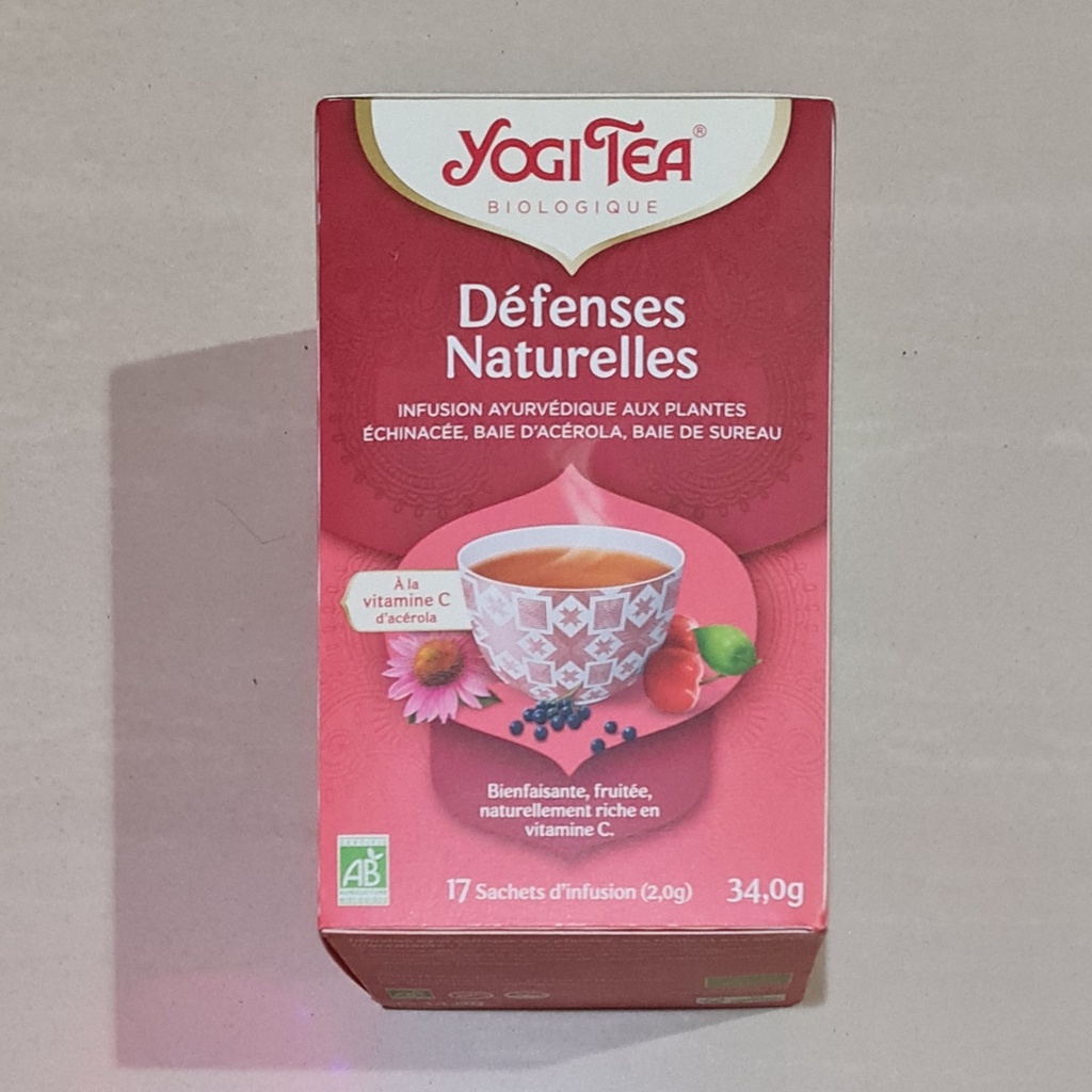 Yogi Tea Organic Defenses Naturelles / Natural Defenses 17 x 2 Gram