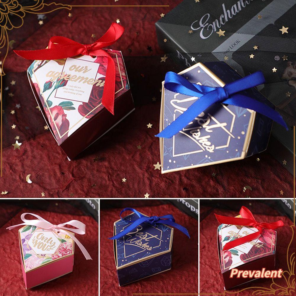 Preva 10pcs/bag Candy Box Kotak Penyimpanan Paket Goodies Warna Warni