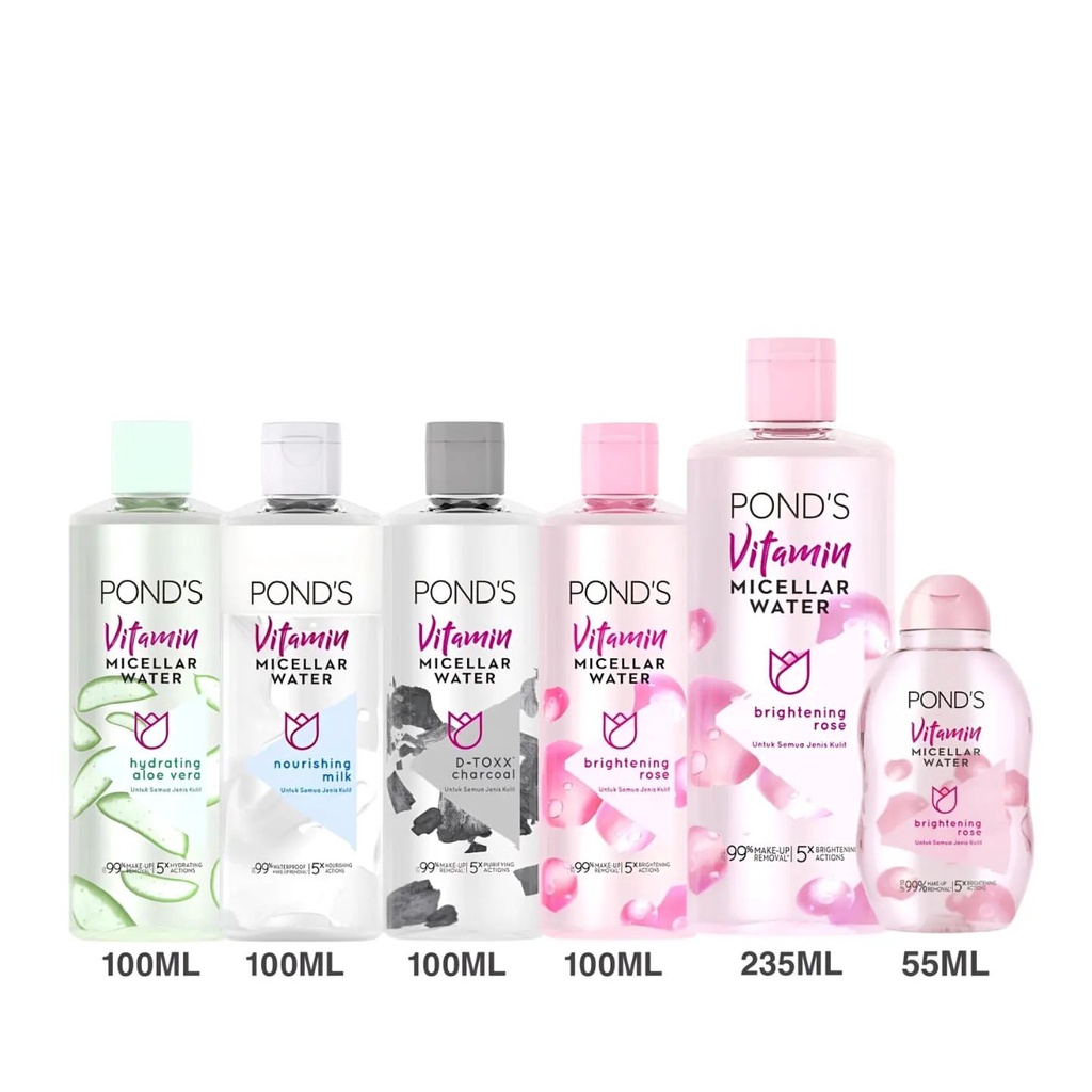 Jual PONDS Vitamin Micellar Water (Makeup Remover) Shopee Indonesia