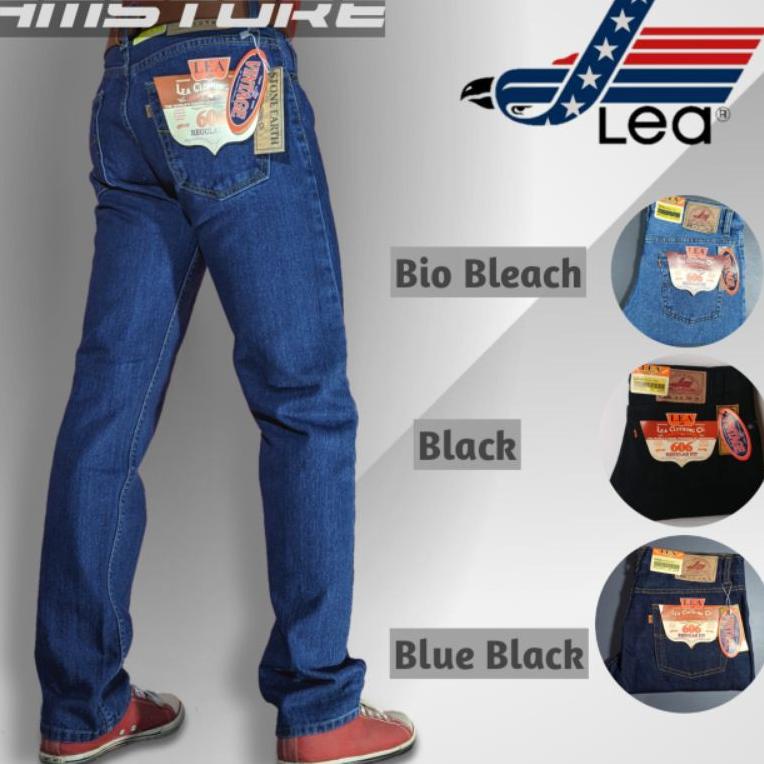 [J-F3F][♥] Celana Jeans Panjang Pria Standar Lea 606 / Celana model Standar Levis Original premium