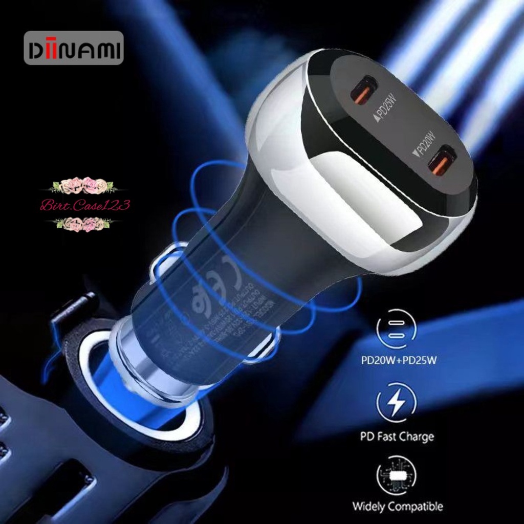 DIINAMI C18 Original Car Charger Mobil 45W super Fast Charging Type C Saver Casan XiaoMi Samsung Vivo oppo BC6825