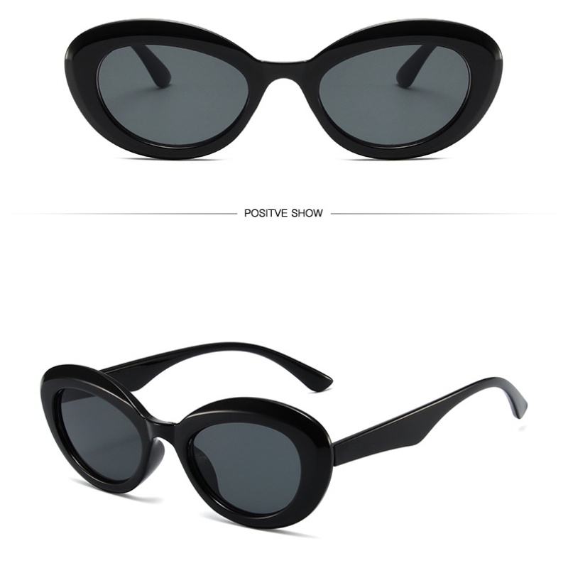 Kacamata Oval Vintage Wanita Pria Frame Kecil Aksesoris