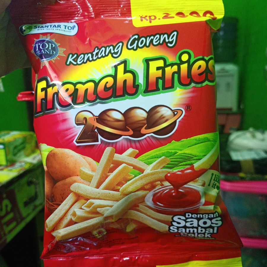 

1 Renceng French Fries Kentang Goreng isi 10 Sachet x 16 gram