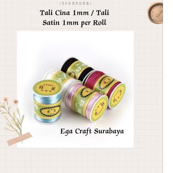 Miliki tali cina 1mm / Tali Satin 1mm Per Roll