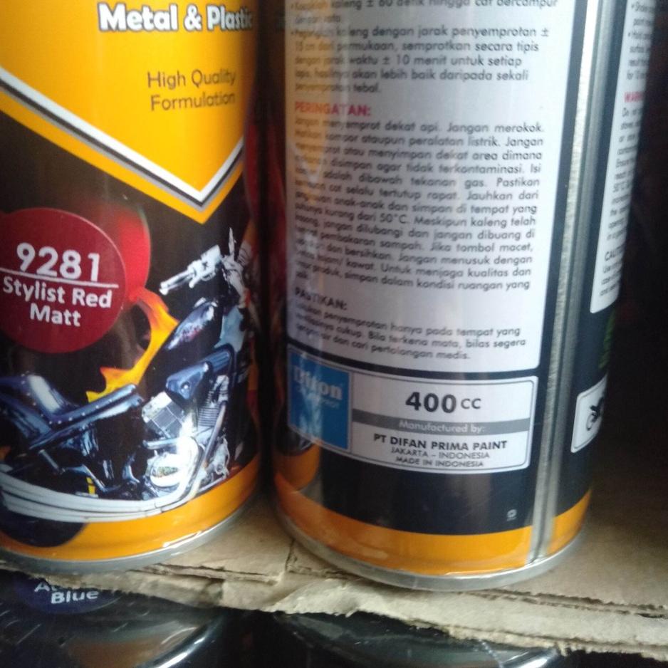 New Stock Pilok Pilox Cat Diton Premium Sylist Red Matt 9281 400cc Merah doff merah dof merah Vario 