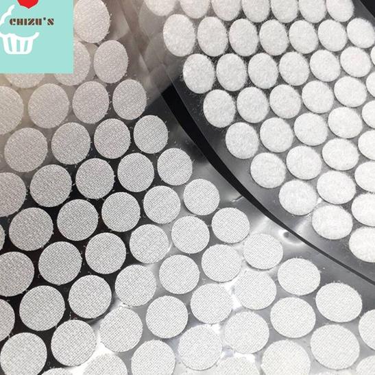 

➢Produk Terkini [10mm] 100 Pairs Sticker Velcro Bulat | Busy Book | Double Sided Tape | Perekat | Stiker | Prepet | Prepetan | 1cm HOM5