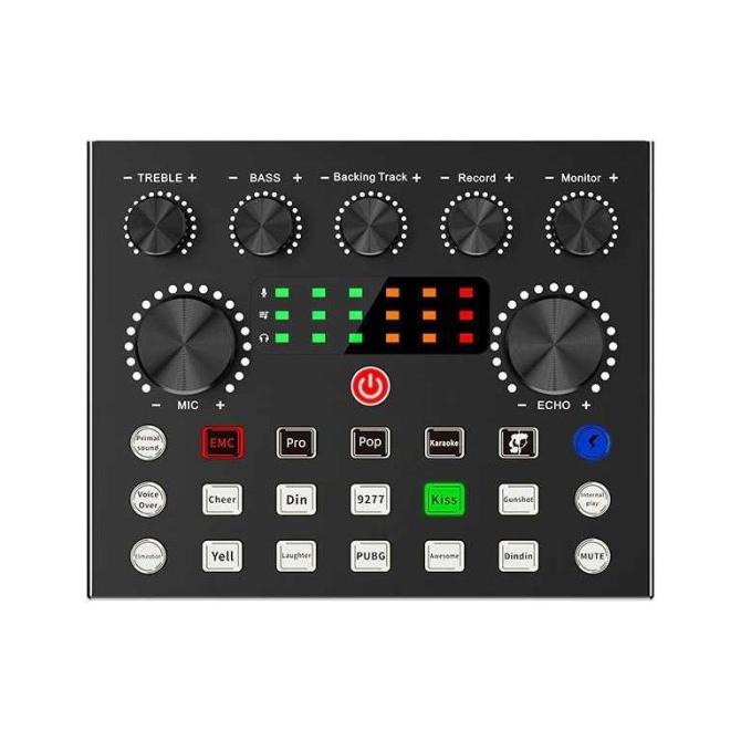 Sound card V8 Mixer Bluetooth SoundCard V8 Audio Soundcard V8S