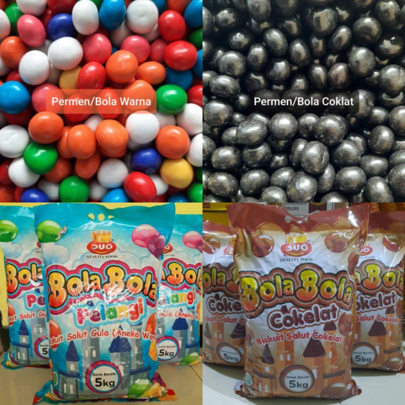 Jual Permen Bola Warna Coklat 250 Gram Shopee Indonesia 3771