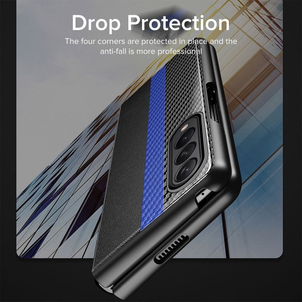 CARBON HARD CASE SAMSUNG Z FOLD 4 FOLD 3 5G FOLD 2 FOLD 1 FULL PROTECTOR CASE HIGH QUALITY PREMIUM